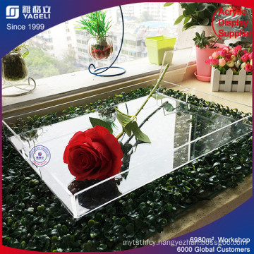 Clear Square Acrylic Serving Tray